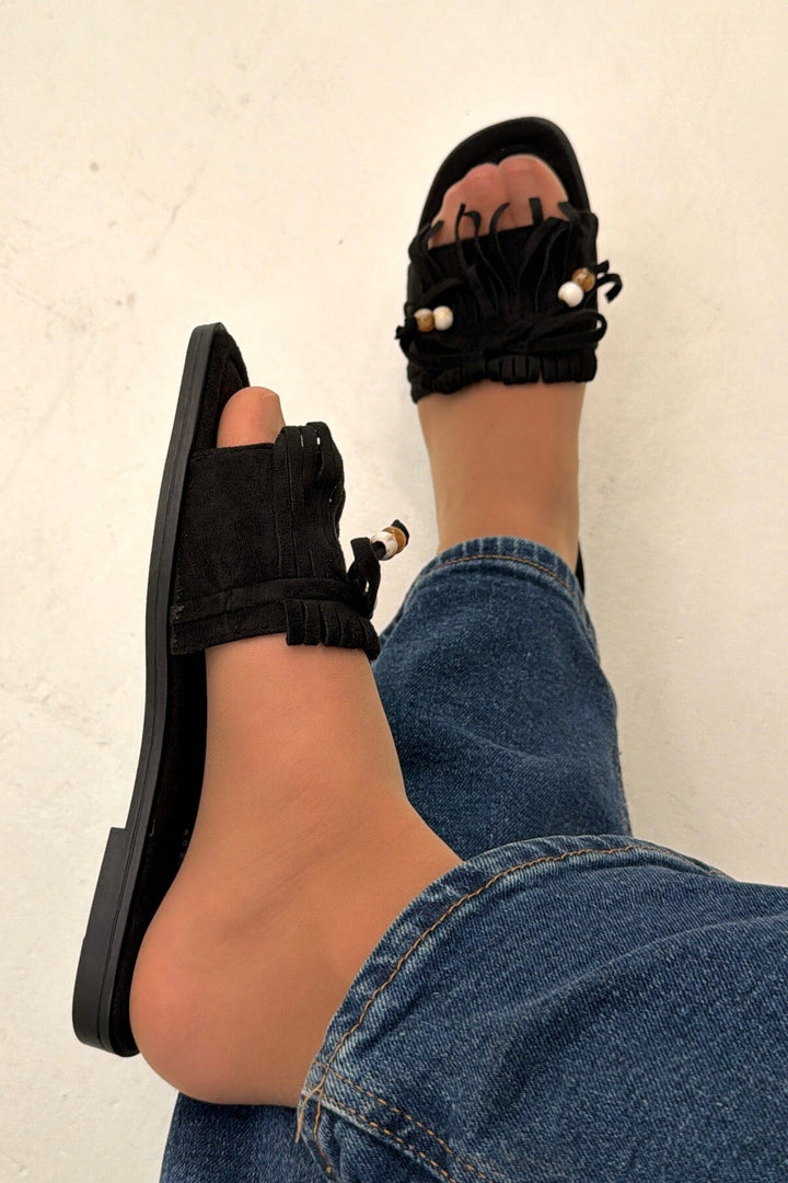 Bloom - Ilaria Sandals - Black Sandaler 