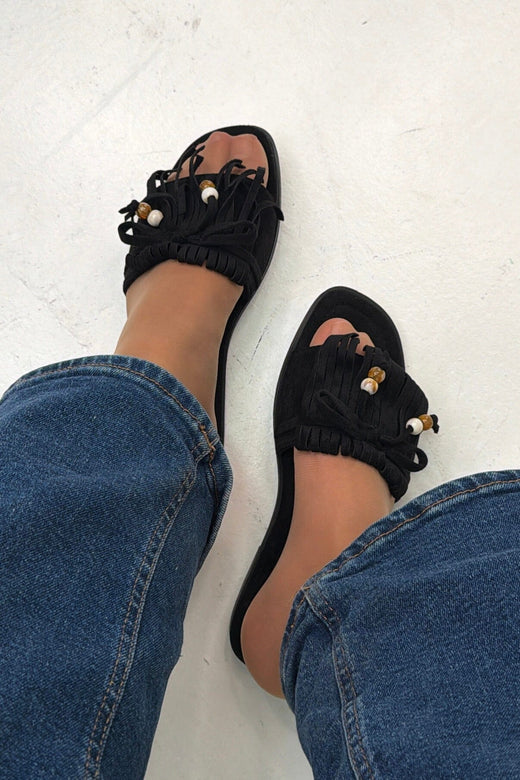 Bloom - Ilaria Sandals - Black Sandaler 