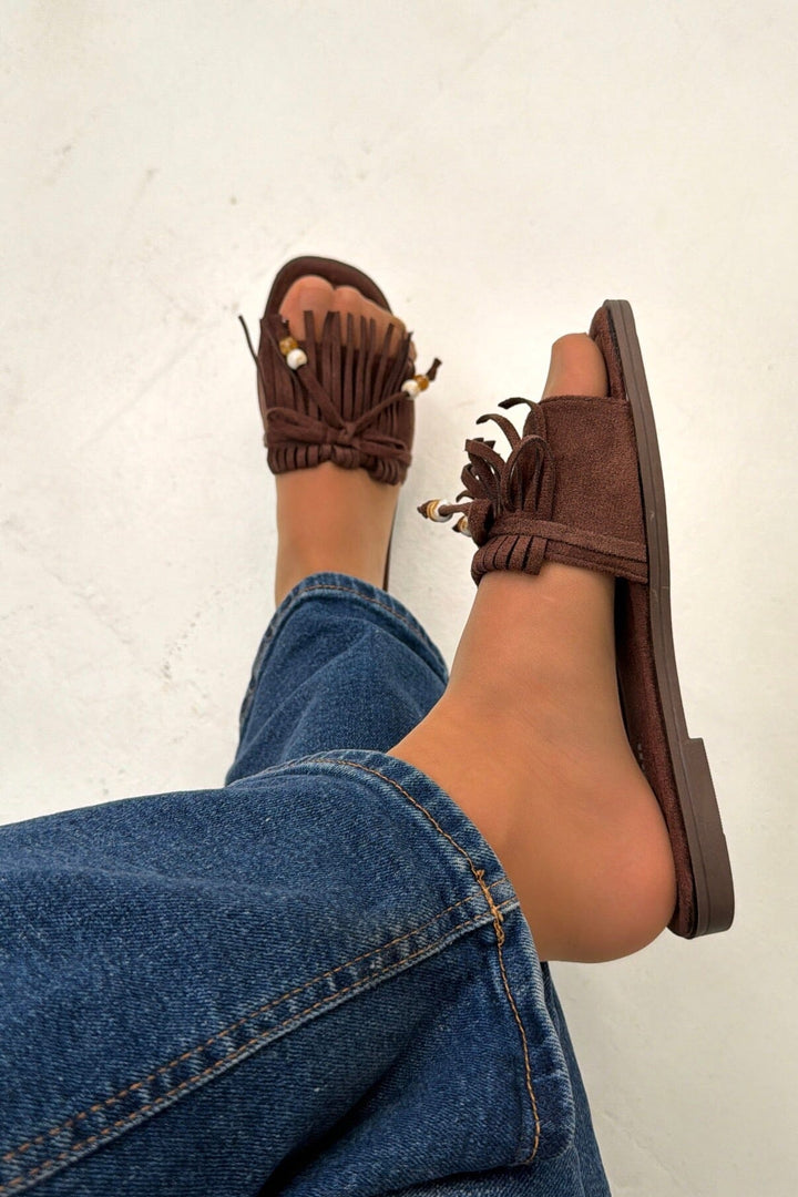Bloom - Ilaria Sandals - Dark Brown Sandaler 