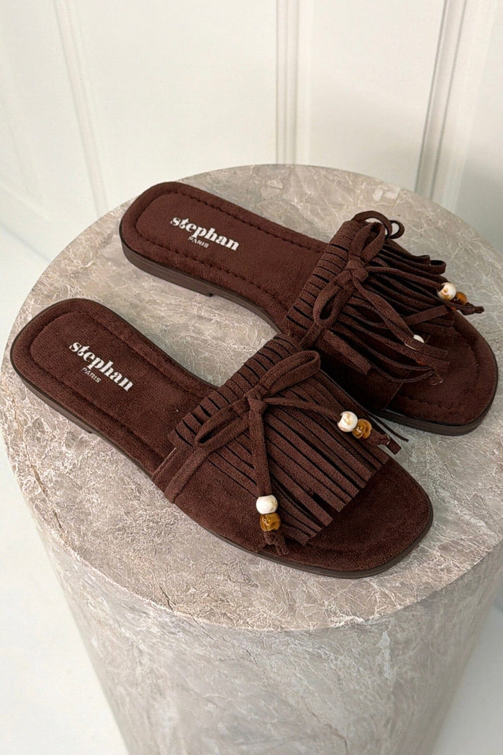 Bloom - Ilaria Sandals - Dark Brown Sandaler 