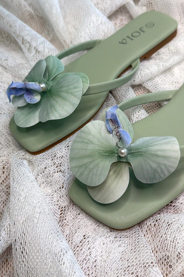 Bloom - Morning Glory Sandals - Green Sandaler 