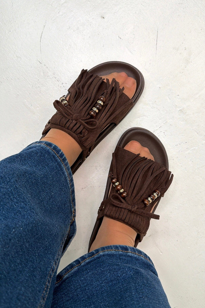 Bloom - Nigella Sandals - Dark Maroon Sandaler 