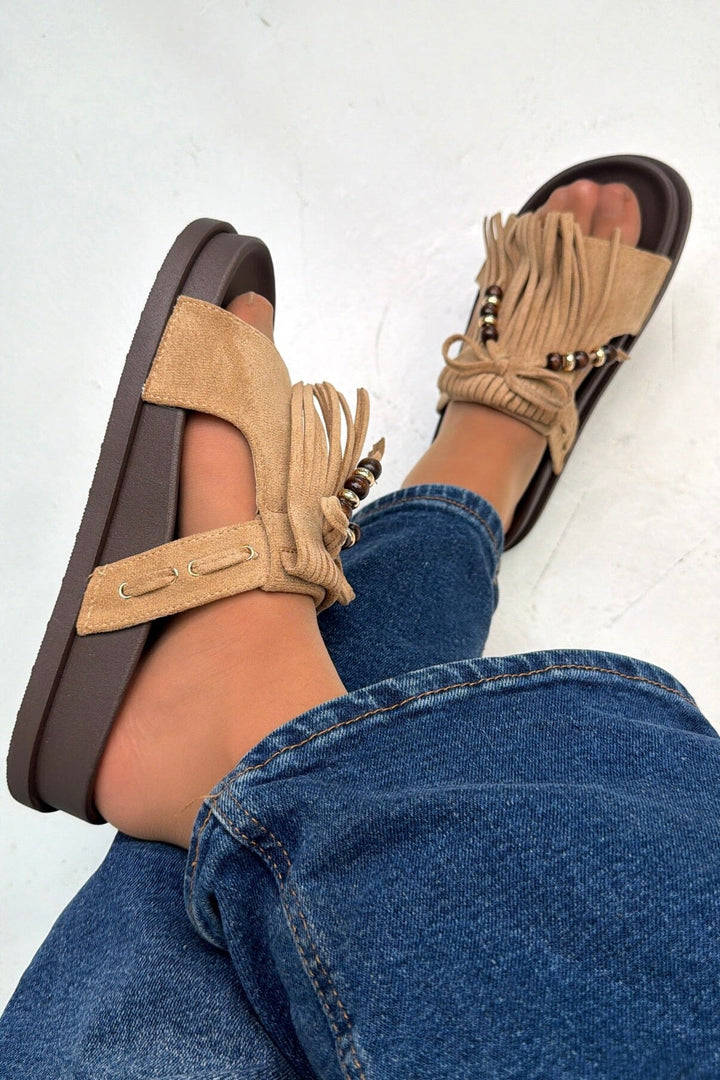 Bloom - Nigella Sandals - Taupe Sandaler 
