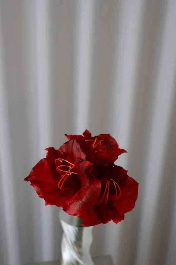 Bloom Objects - Artificial Amaryllis - Red 02-435 - Red 
