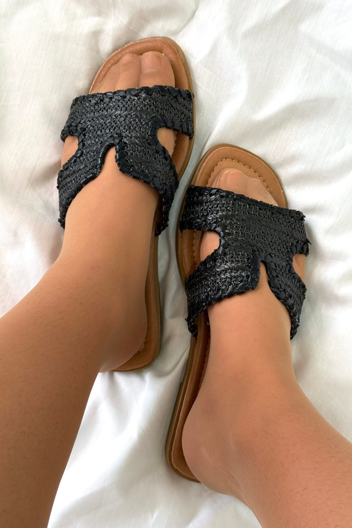 Bloom - Oriana Sandal - Black Sandaler 