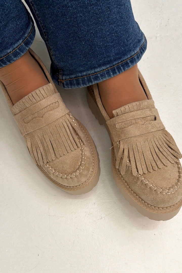 Bloom - Oriella Loafers - Beige Loafers 