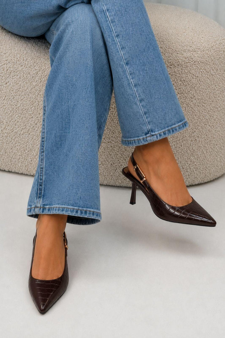 Bloom - Salvia Stiletto - Dark Maroon Stiletter 