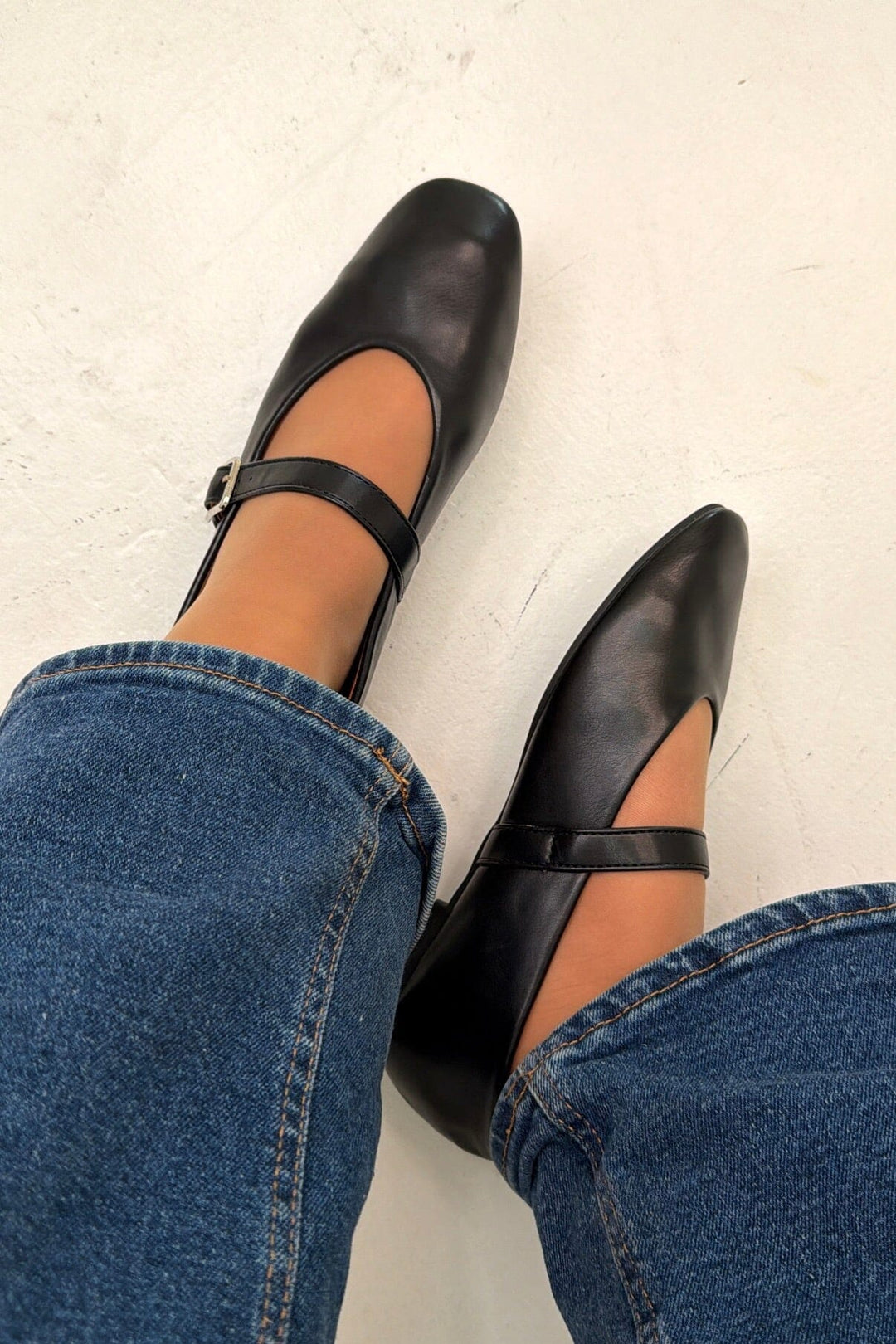 Bloom - Verbena Ballet Flats - Black Ballerinaer 