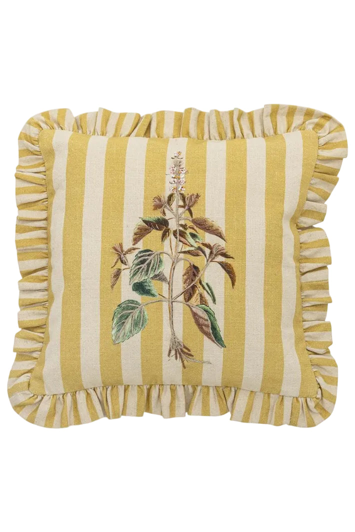 Bloomingville - Camila Pude, Gul, Bomuld 82069369 - Yellow