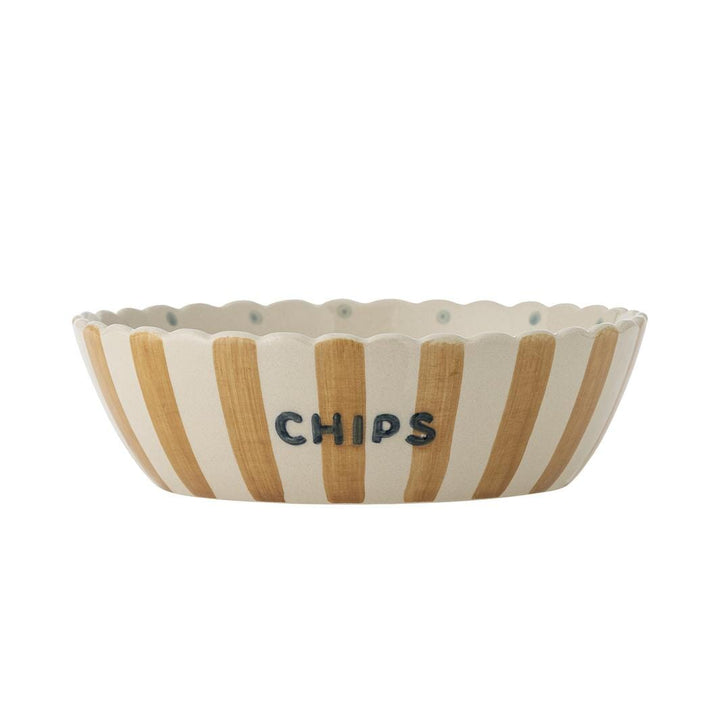 Bloomingville - Chip Skål, Multifarvet, Stentøj 82063186 - Multi