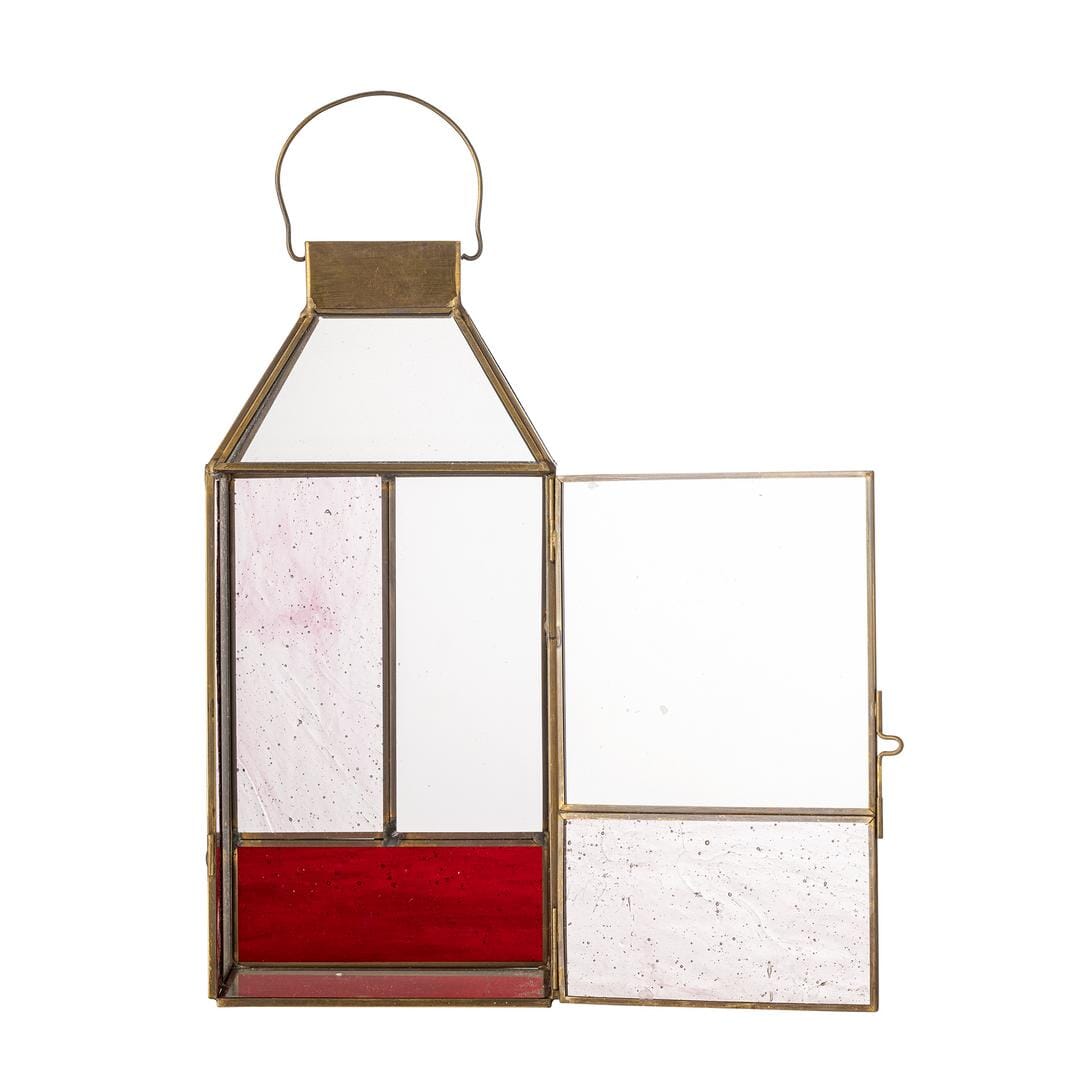 Bloomingville - Drew Lanterne, Rosa, Glas 82072736 - Rose