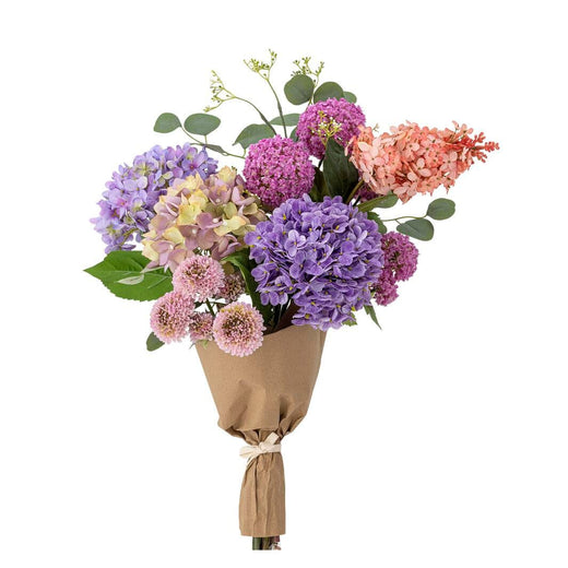Bloomingville - Edge Buket, Lilla, Kunstige Blomster 82072828 - Purple