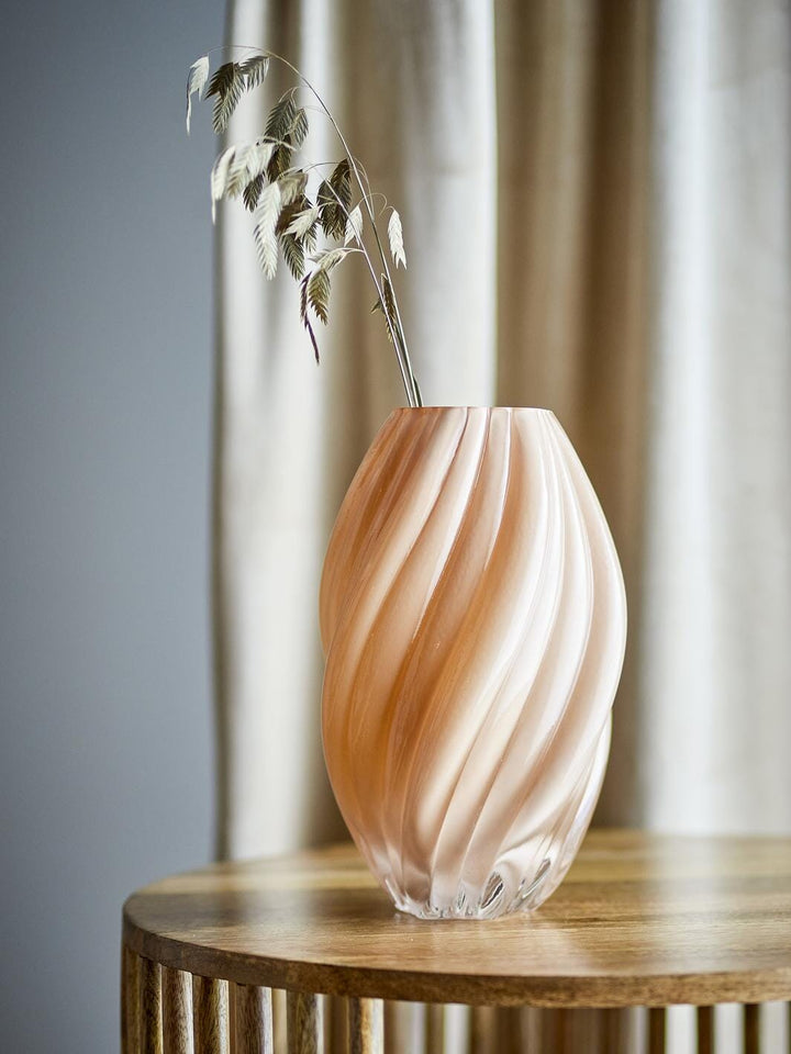 Bloomingville - Kanji Vase, Natur, Glas 82072752 - Nature