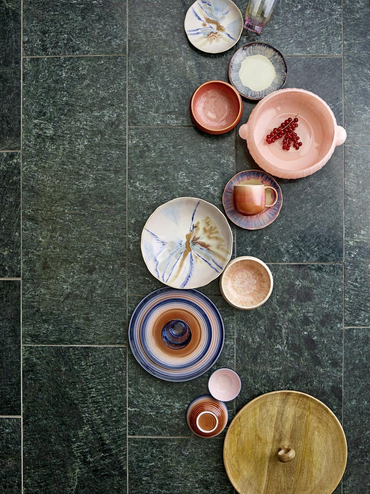Bloomingville - Lalie Skål, Rosa, Glas 82072760 - Rose