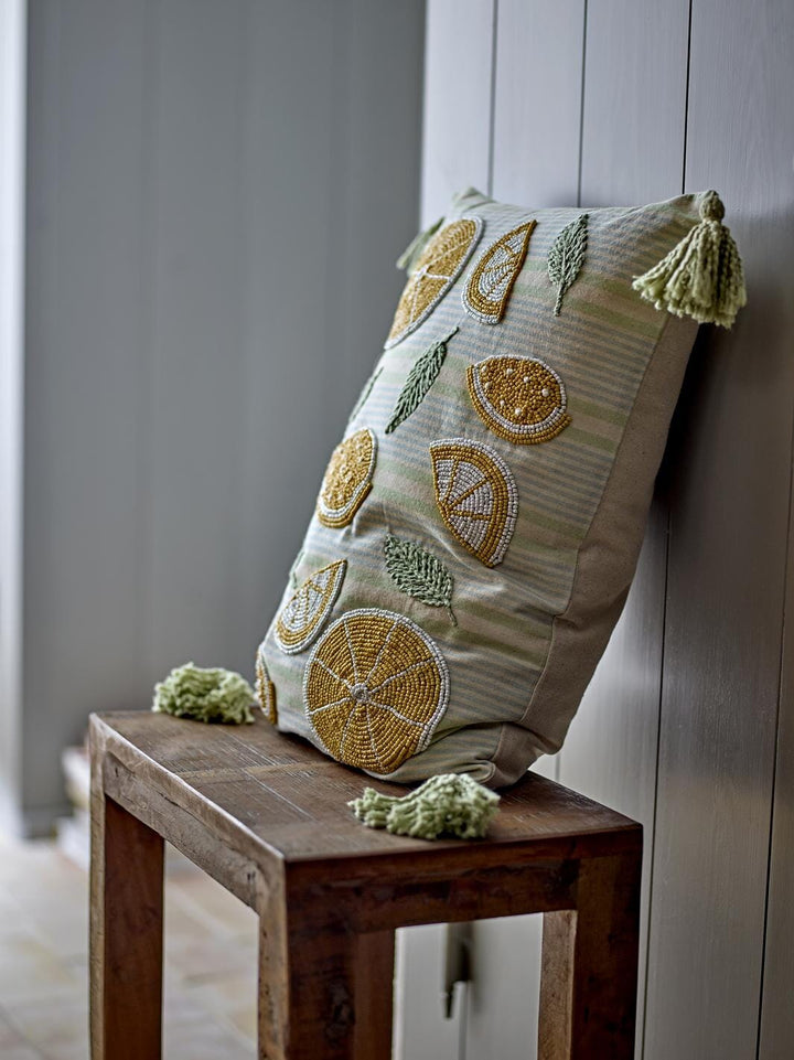 Bloomingville - Lemon Pude, Gul, Bomuld 82066557 - Yellow