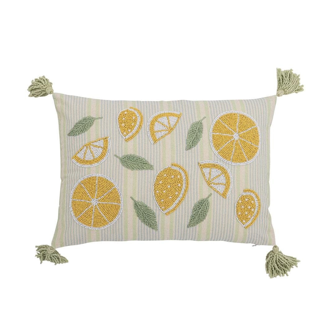 Bloomingville - Lemon Pude, Gul, Bomuld 82066557 - Yellow
