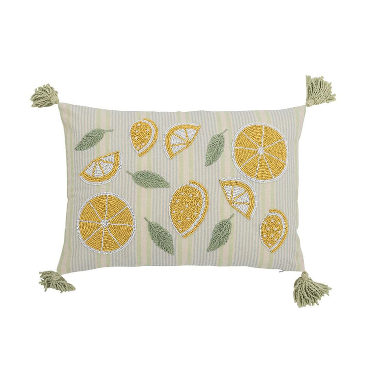 Bloomingville - Lemon Pude, Gul, Bomuld 82066557 - Yellow