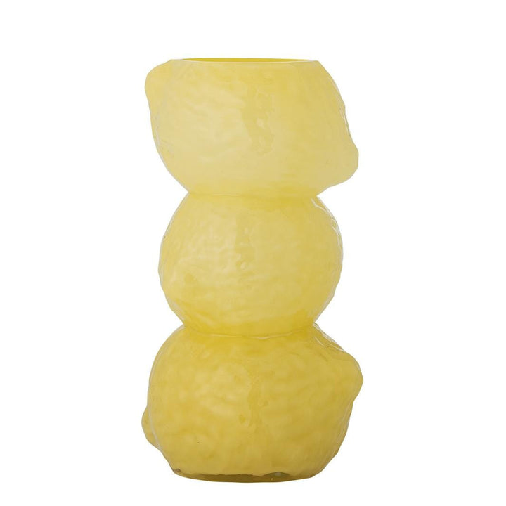 Bloomingville - Limone Vase, Gul, Glas 82072788 - Yellow
