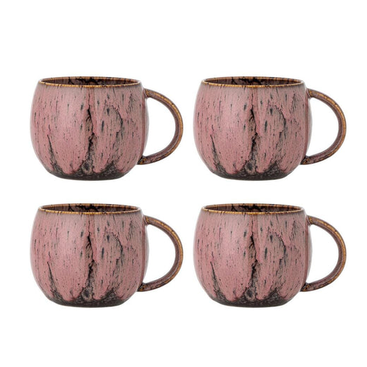 Bloomingville - Rayen Krus, Rosa, Stentøj 82072391 - Rose