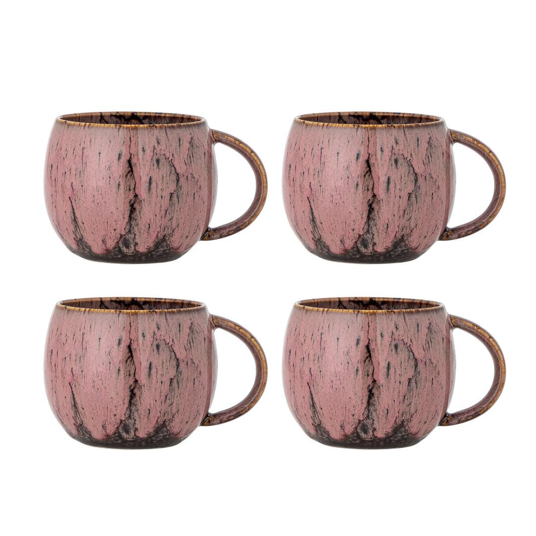 Bloomingville - Rayen Krus, Rosa, Stentøj 82072391 - Rose