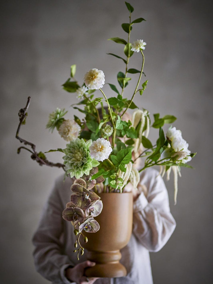 Bloomingville - Rise Buket, Hvid, Kunstige Blomster 82072745 - White