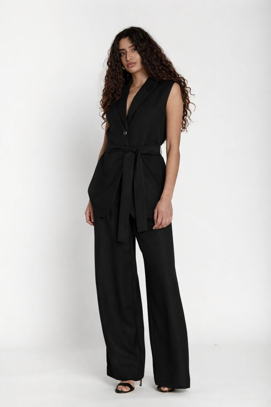 Bruuns Bazaar - Aphandrabbewe Vest BBW4979 - Black Blazere 