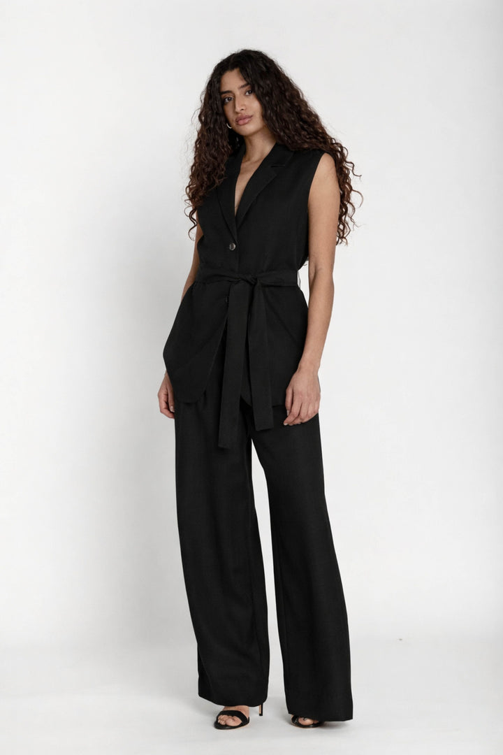 Bruuns Bazaar - Aphandrabbewe Vest BBW4979 - Black Blazere 