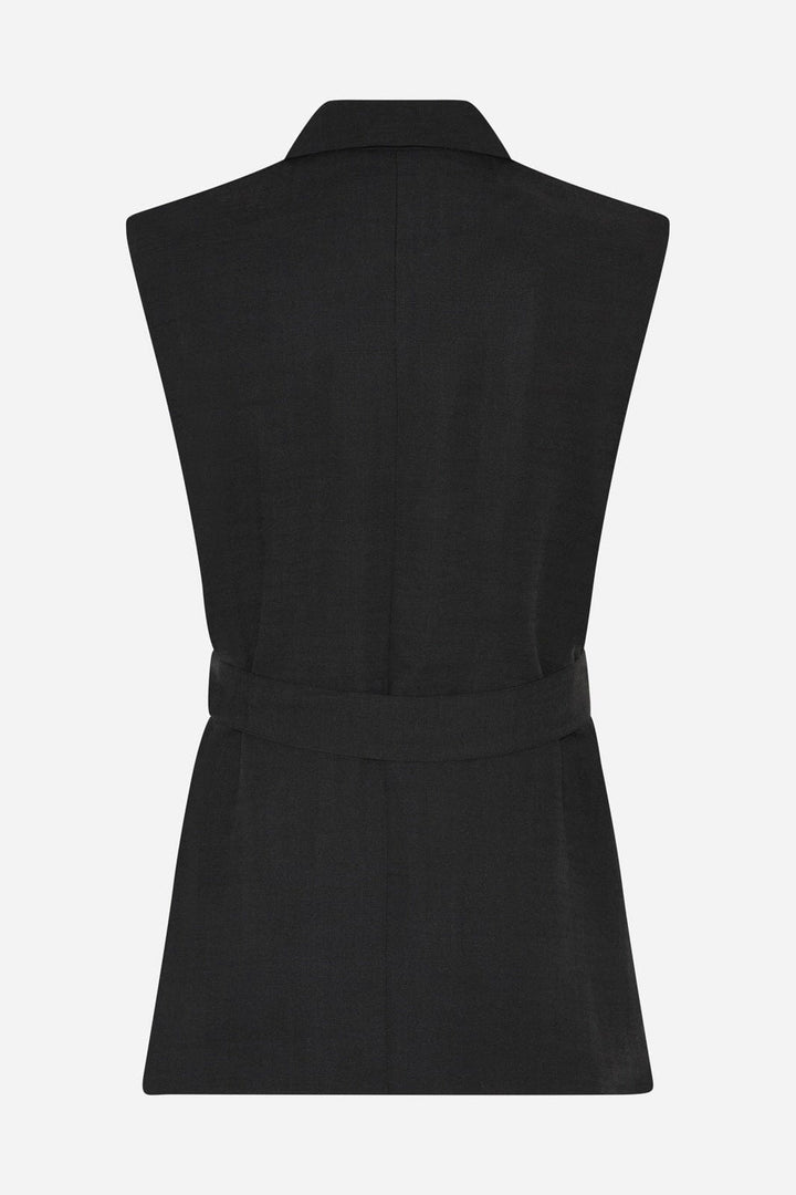 Bruuns Bazaar - Aphandrabbewe Vest BBW4979 - Black