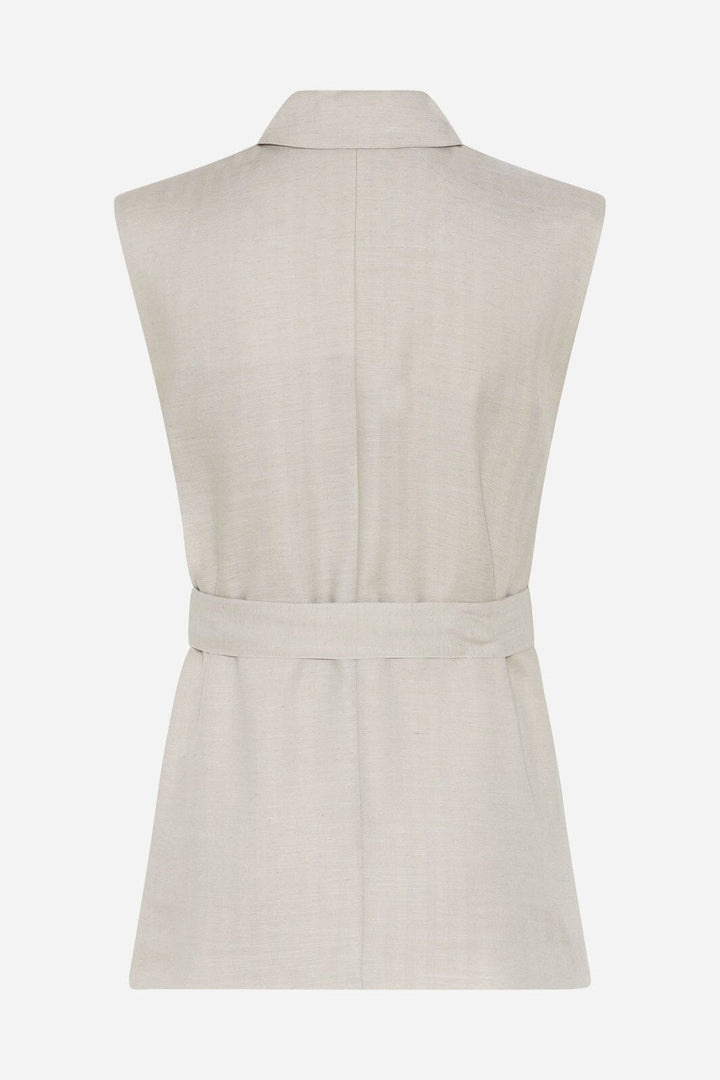 Bruuns Bazaar - Aphandrabbewe Vest BBW4979 - .Sand