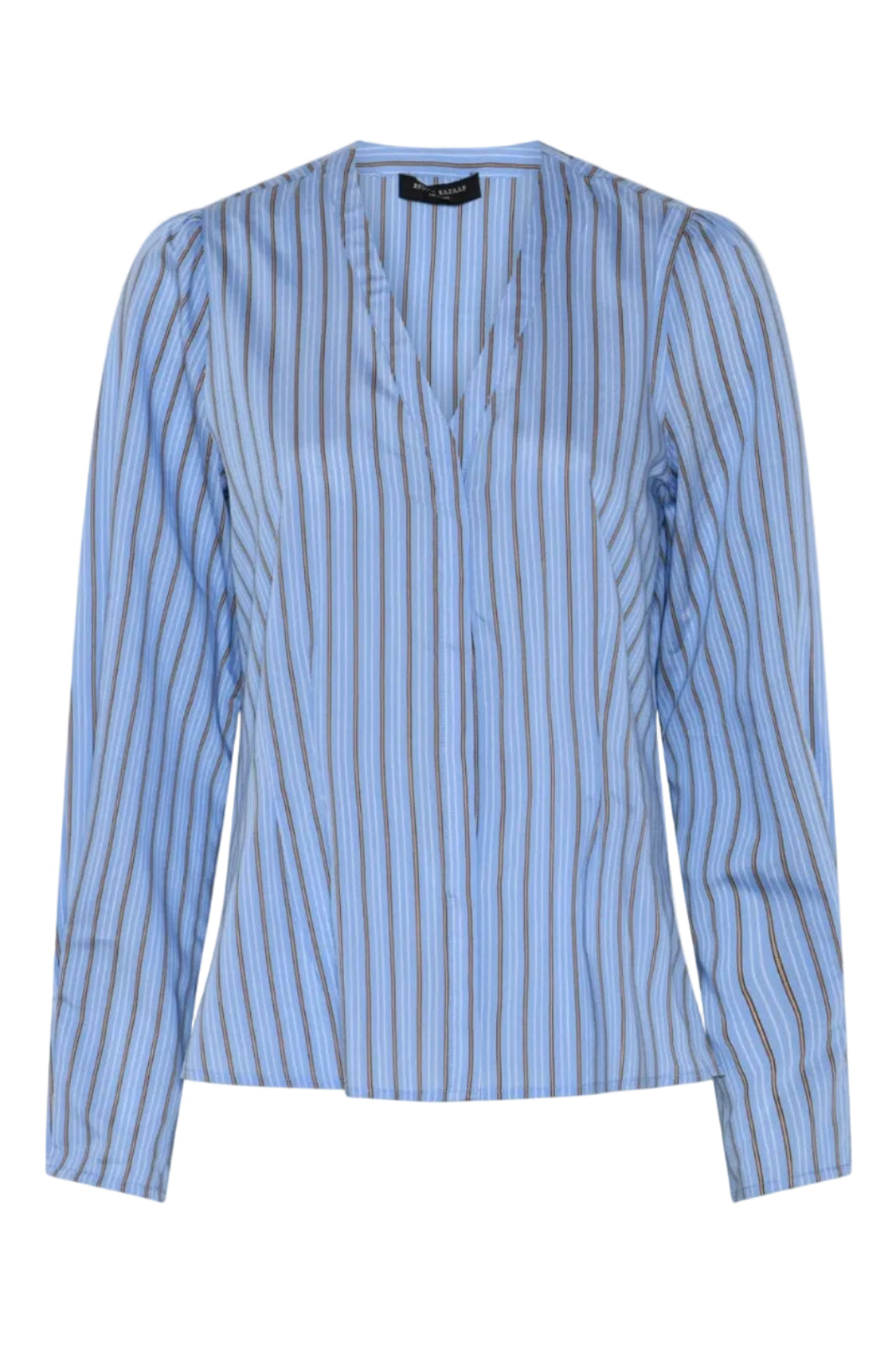 Bruuns Bazaar - Arengabbzea Shirt BBW4879 - Sky Blue Stripe