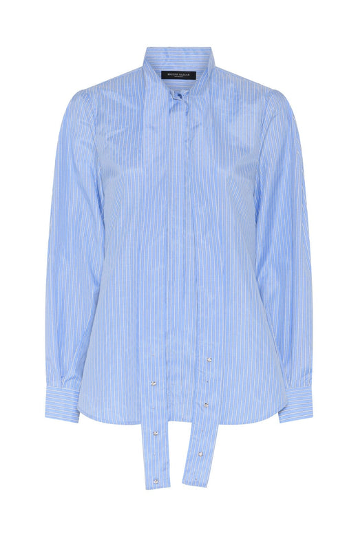 Bruuns Bazaar - Borassusbbelza Shirt BBW4890 - Light Blue Stripe