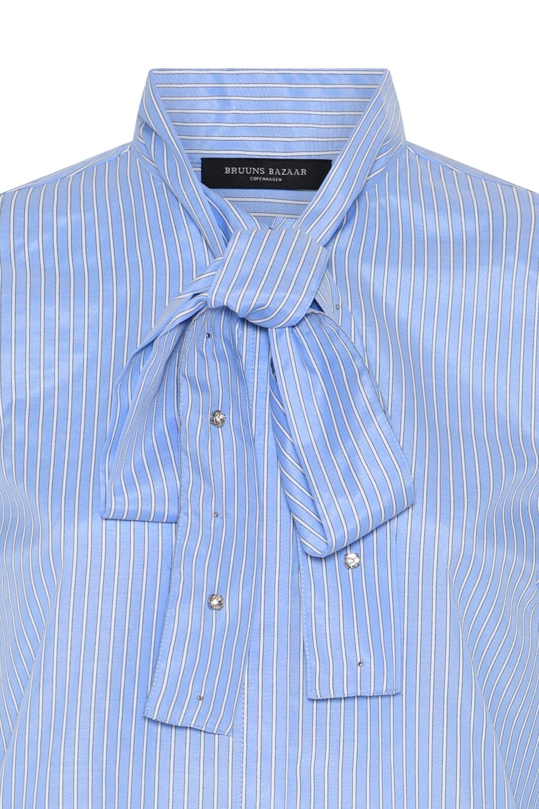 Bruuns Bazaar - Borassusbbelza Shirt BBW4890 - Light Blue Stripe