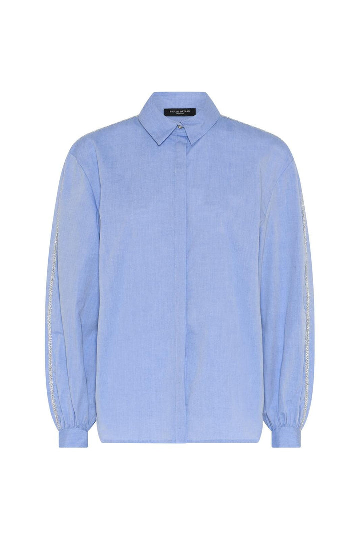 Bruuns Bazaar - Chelyobblure Shirt Bbw5160 - Light Blue