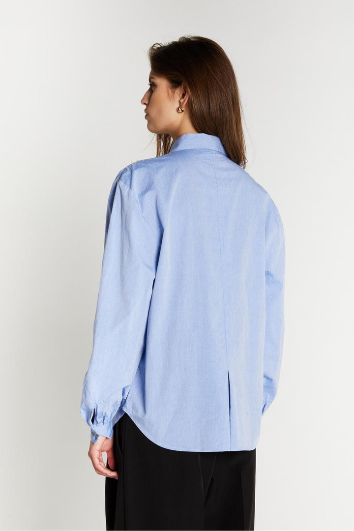 Bruuns Bazaar - Chelyobblure Shirt Bbw5160 - Light Blue