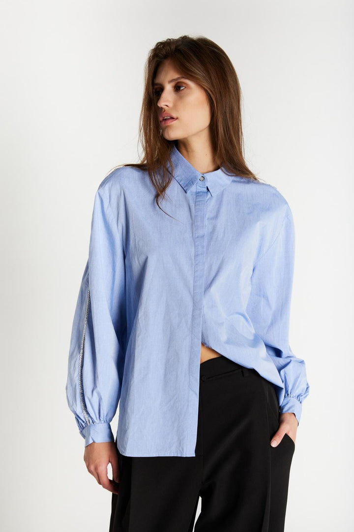Bruuns Bazaar - Chelyobblure Shirt Bbw5160 - Light Blue