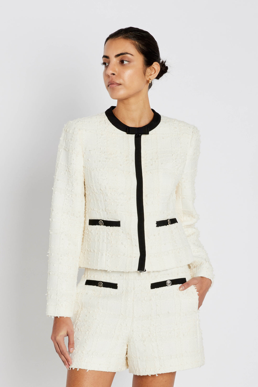 Bruuns Bazaar - Gaussiabbsufie Blazer BBW4875 - White Cream Blazere 