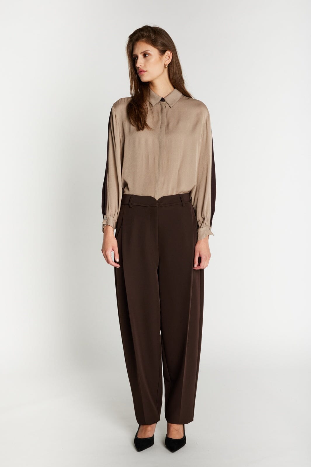 Bruuns Bazaar - Rubysusbbjonat Pants BBW5203 - Dark Brown