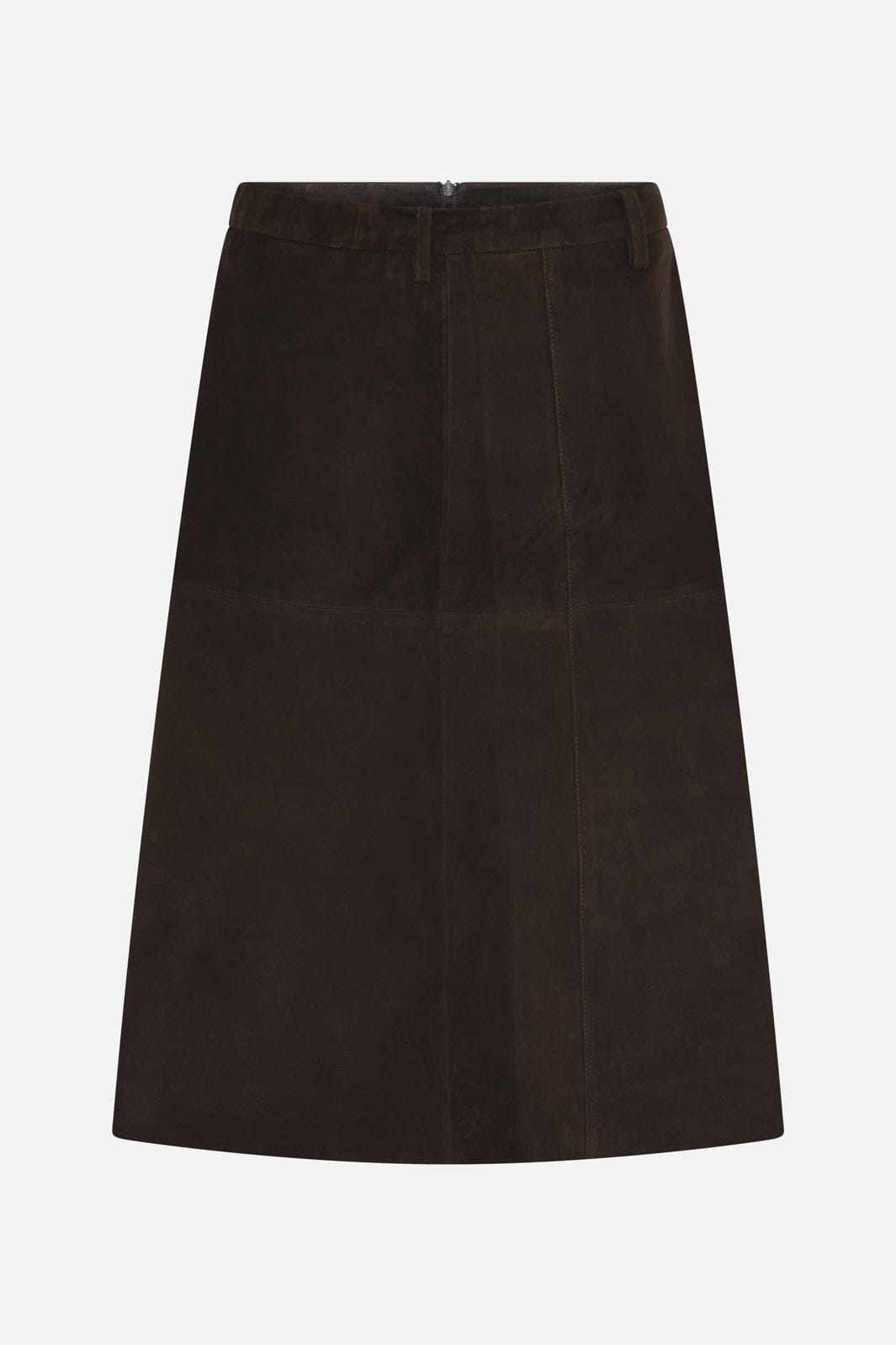 Bruuns Bazaar - Suedabbirene Suede Skirt BBW5098 - Dark Brown