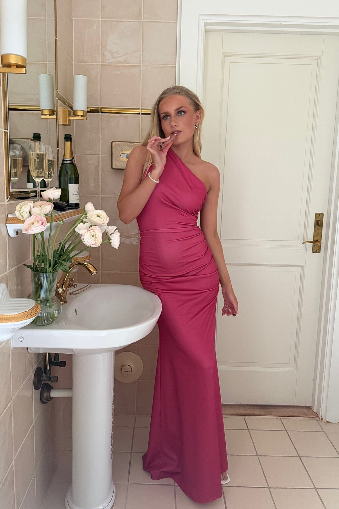 BYIC - Andreaic Maxi Dress A23768 - Hot Pink Kjoler 