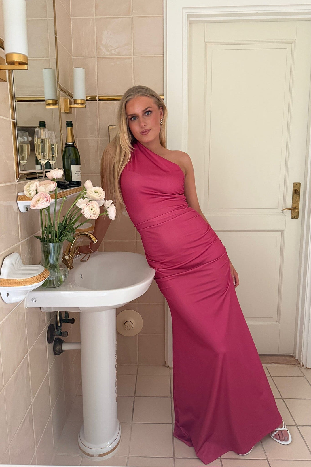 BYIC - Andreaic Maxi Dress A23768 - Hot Pink Kjoler 