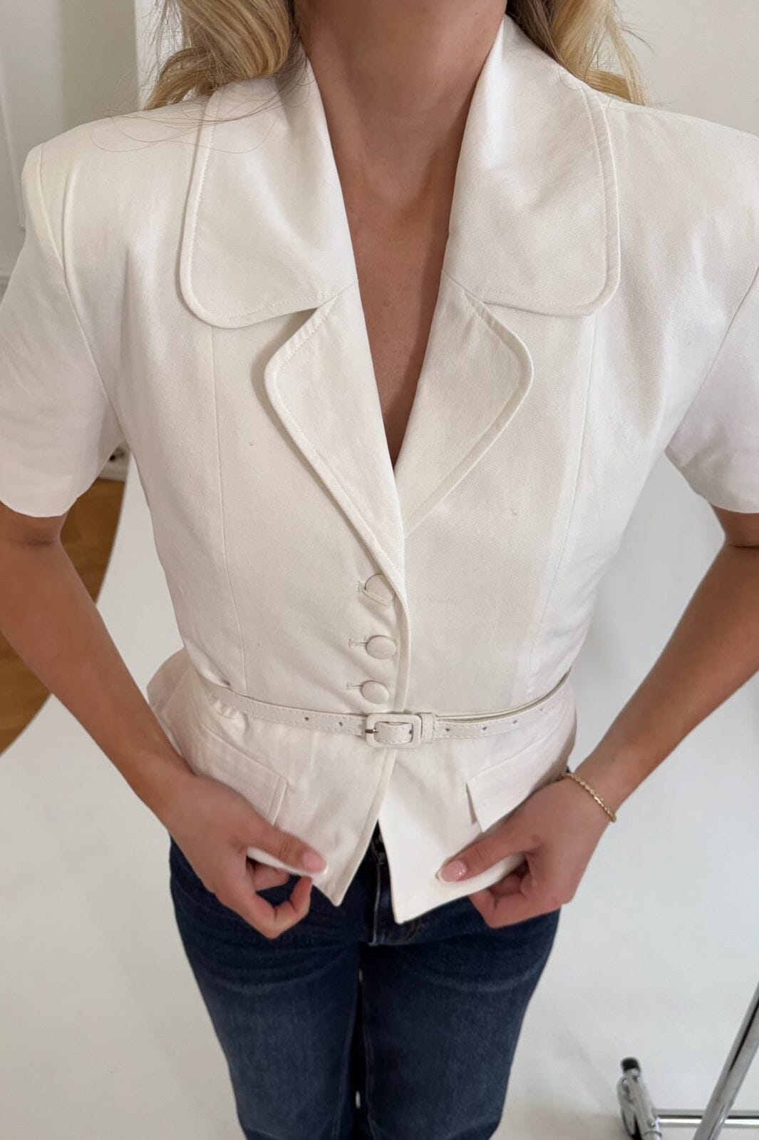 BYIC - Annieic Tee Blazer A25385 - White
