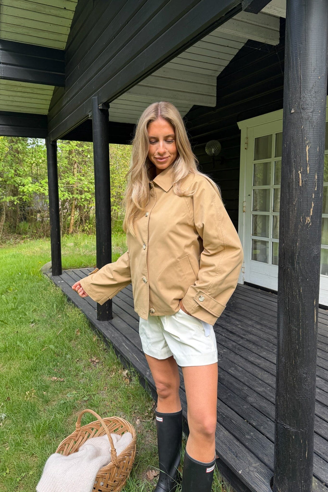 BYIC - Avaic Short Trenchcoat A2519 - Camel Jakker 