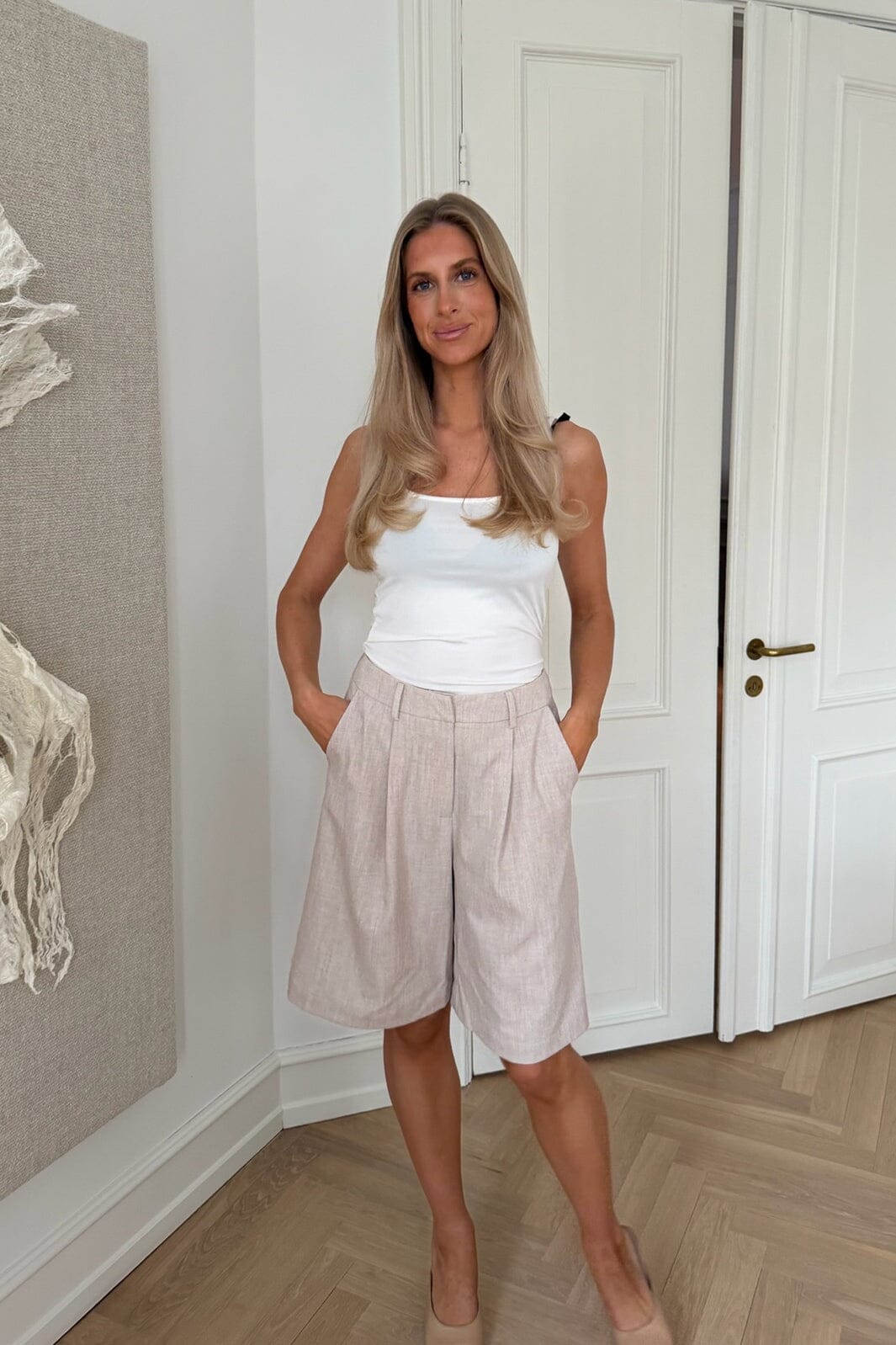 BYIC - Celinaic Shorts A25217 - Beige