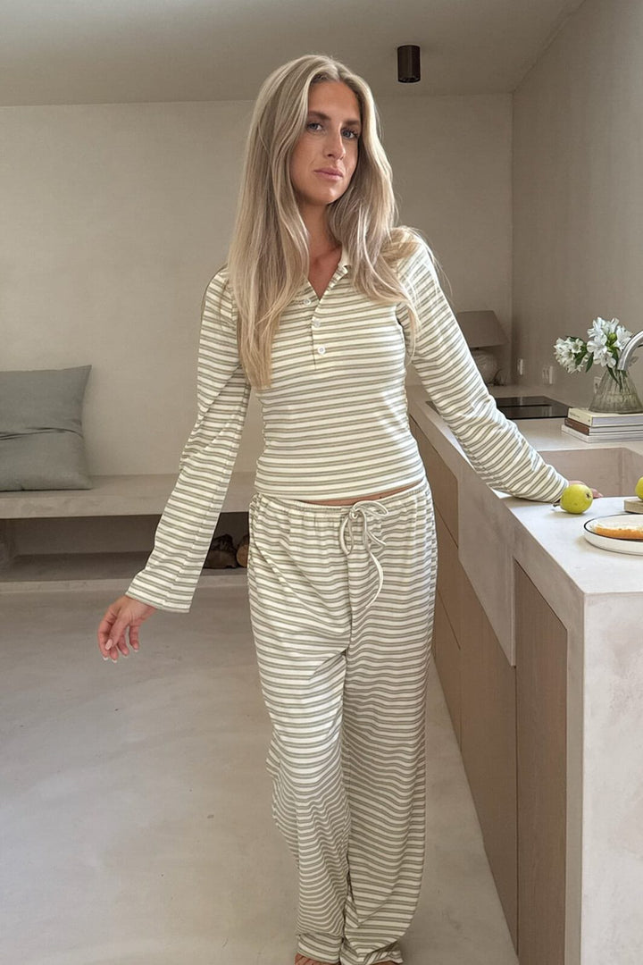 BYIC - Fieic Pants A23851 - Yellow Stripes