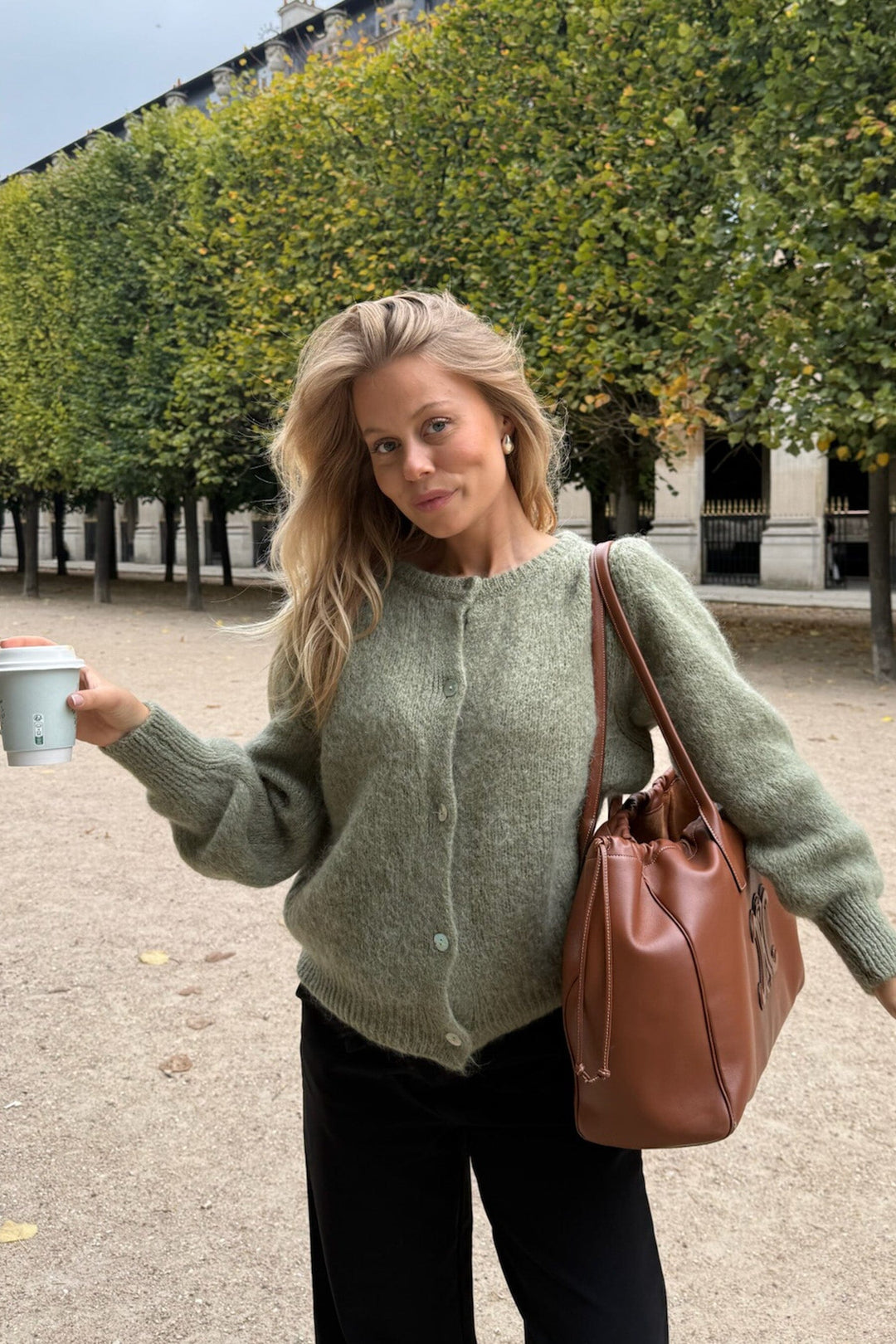 BYIC - Idaic Cardigan 5219 - Olive Strikbluser 