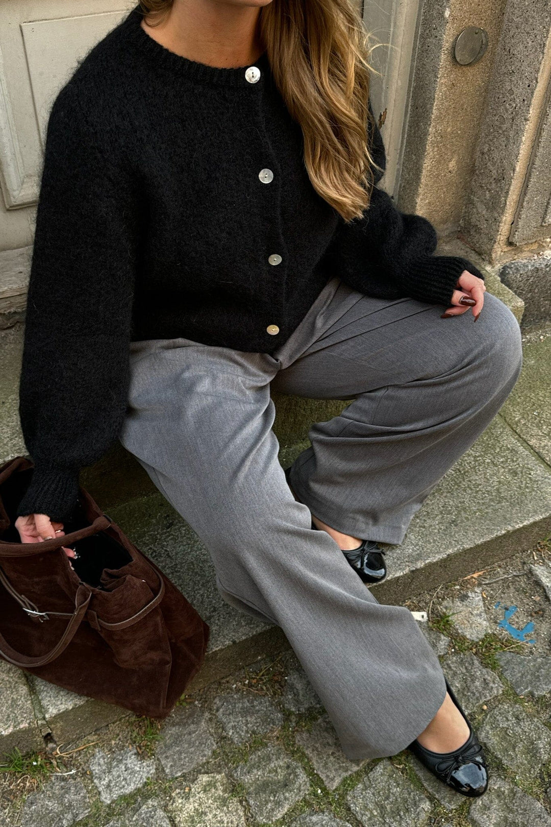 BYIC - Idaic Cardigan - black Black Strikbluser 