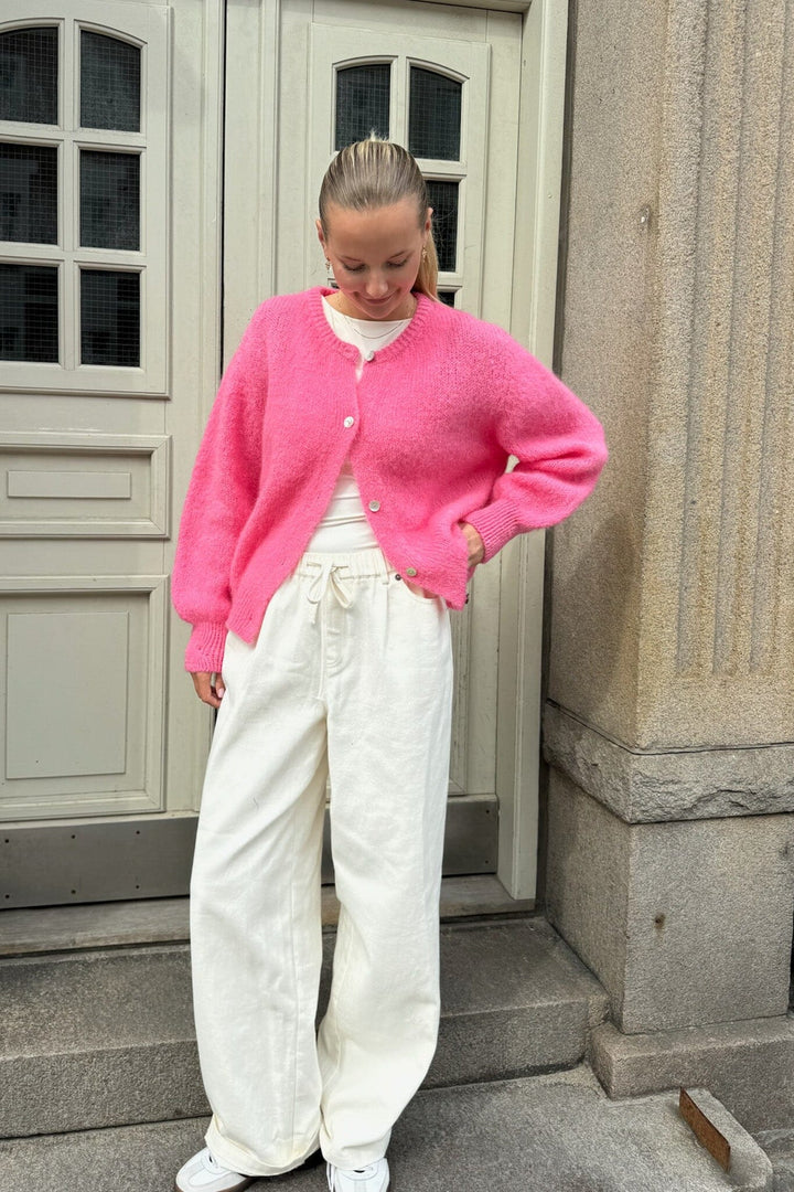 BYIC - Idaic Cardigan - pink Pink Strikbluser 