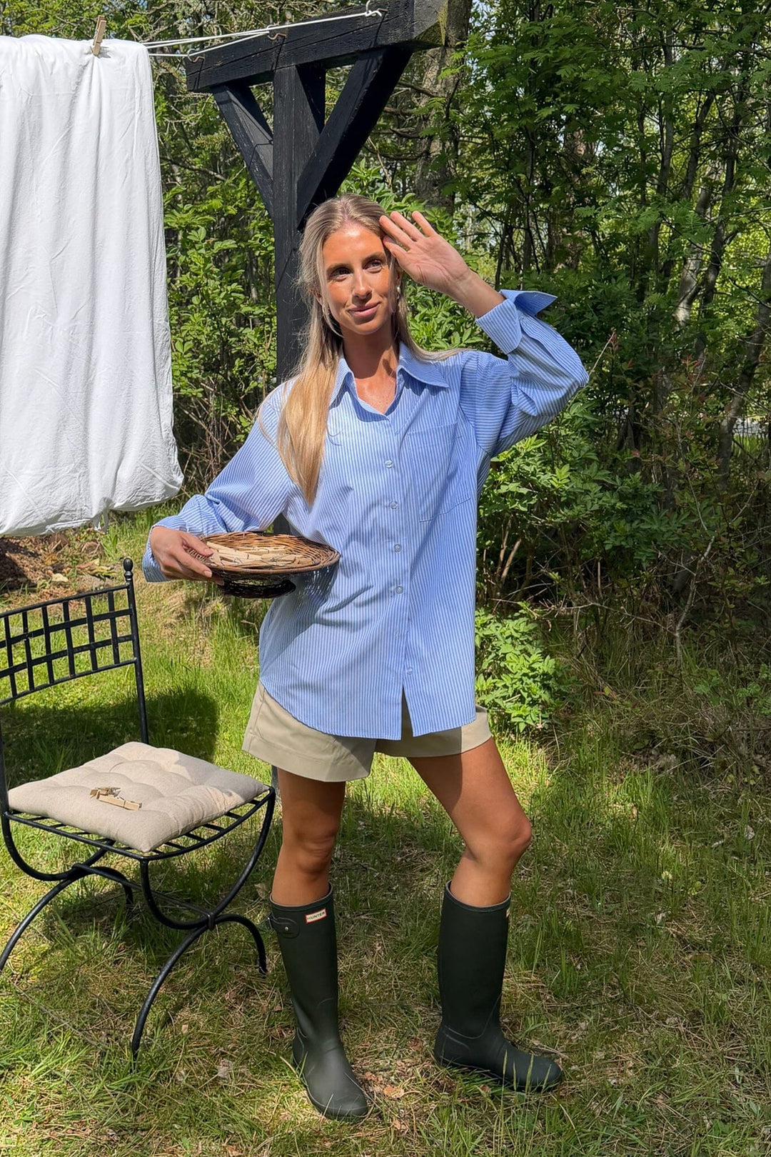 BYIC - Isabellaic Shirt A2537 - Blue White Stripes Skjorter 