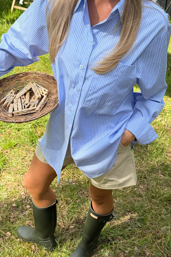 BYIC - Isabellaic Shirt A2537 - Blue White Stripes Skjorter 