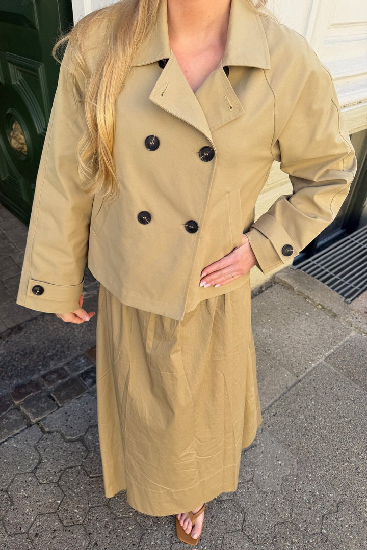 Byic - Lunaic Trenchcoat A2320 - Dark Beige Jakker 